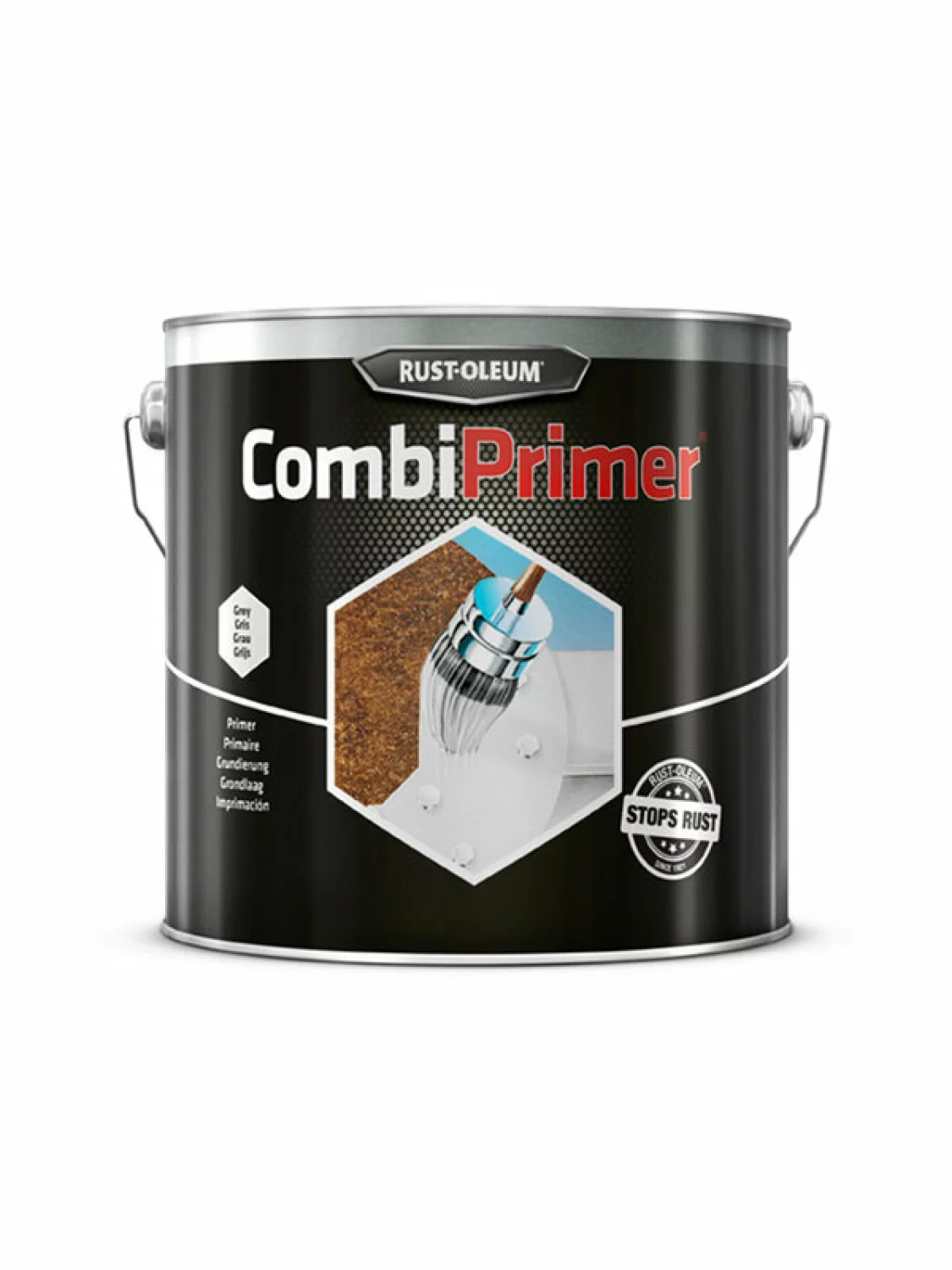 Rust-Oleum CombiPrimer Anti-Roest - Grijs - 2,5L