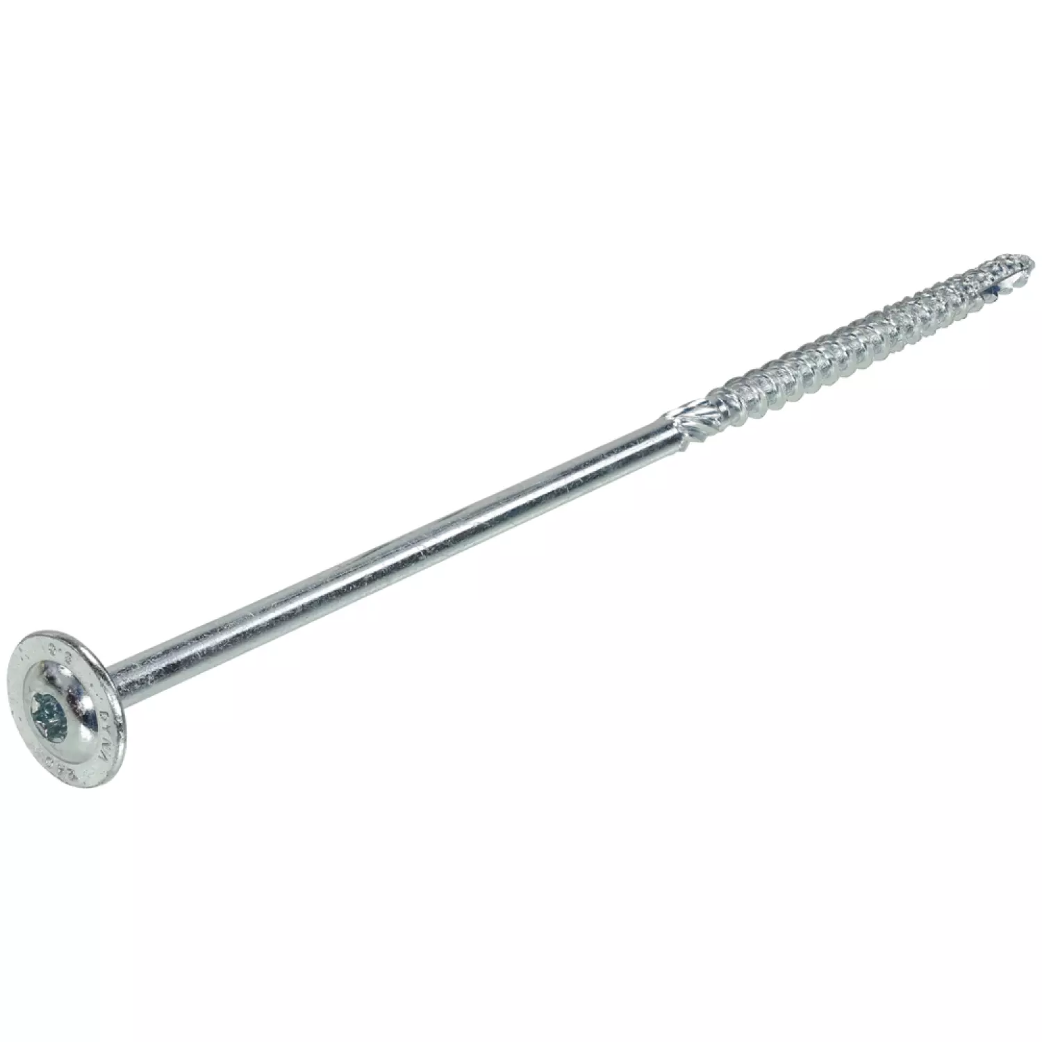 DynaPlus 0286.01.63701 Houtbouwschroef - TX40 - 8.0 X 260/100mm - Tellerkop - Deeldraad - Verzinkt (50st)