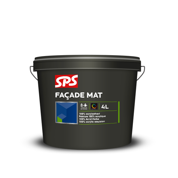 SPS Façade Mat Buiten Muurverf 4 Liter