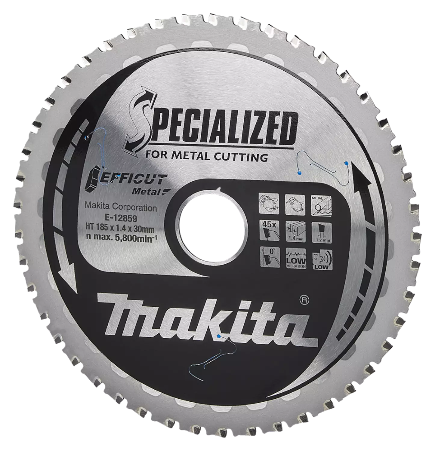 Makita E-12859 Efficut Cirkelzaagblad Staal - 185x30x1,4mm 45T thumbnail 3