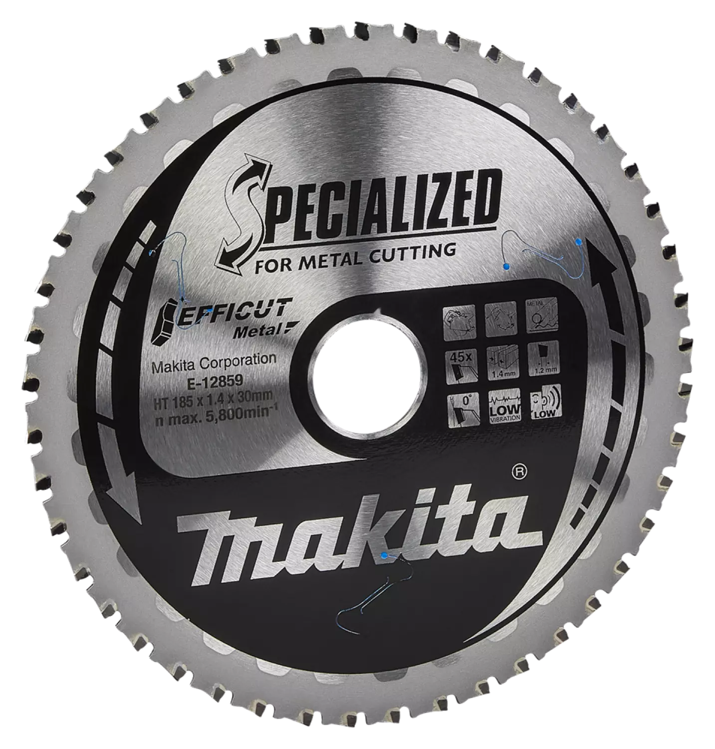 Makita E-12859 Efficut Cirkelzaagblad Staal - 185x30x1,4mm 45T thumbnail 2