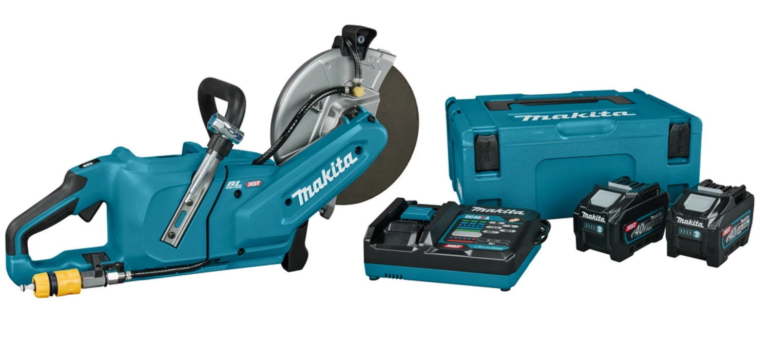 Makita CE003GT2NL1 40V XGT Li-ion Accu Doorslijper Set (2x 5,0Ah Accu) - 230mm