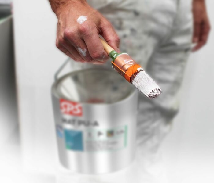 SPS Satin Pu-A Lak - Op Kleur Gemengd - 2,5L - Detailed view of the product