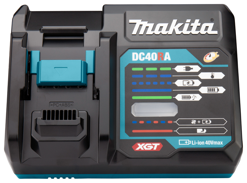 Makita DC40RA XGT 40 V Max Li-Ion Accu Snellader - Detailed view of the product