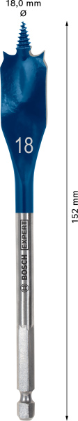 Bosch 2608900317 EXPERT Speedboor Self Cut Speed - Zeskantschacht - 18x152mm - Detailed view of the product