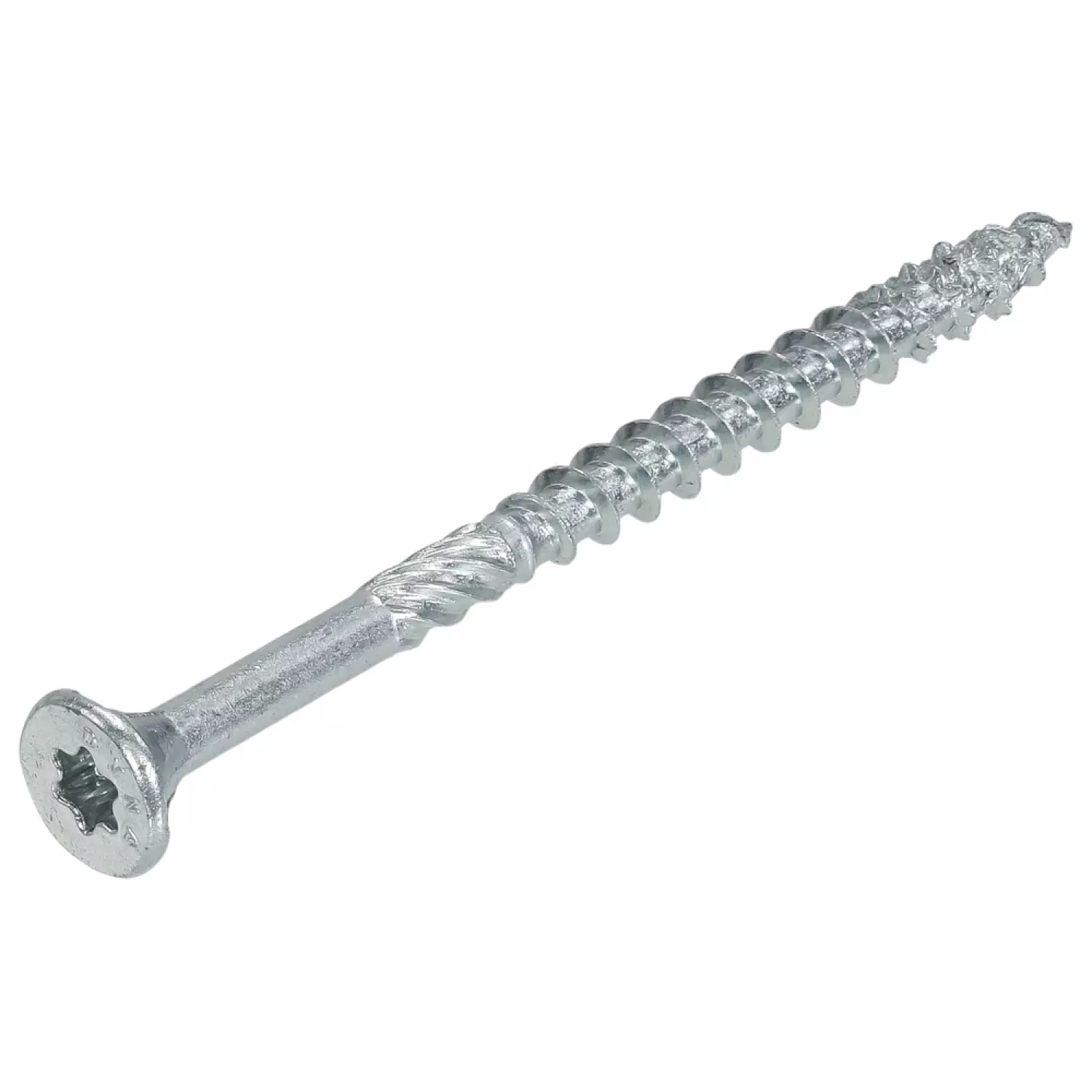 DynaPlus 0281.01.42801 Unischroef - TX25 - 5.0 X 120/70mm - Platkop - Deeldraad - Verzinkt (200st)