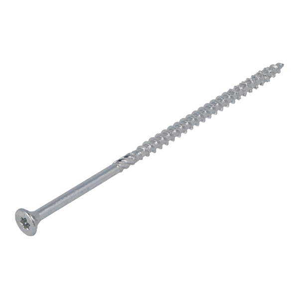 DynaPlus 0281.01.42801 Unischroef - TX25 - 5.0 X 120/70mm - Platkop - Deeldraad - Verzinkt (200st) - Detailed view of the product