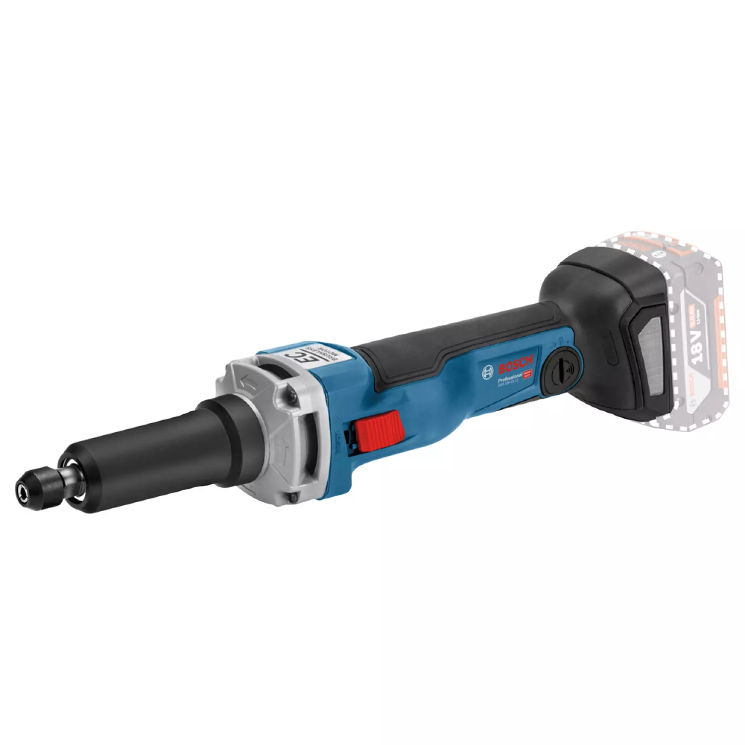 Bosch GGS 18V-23 LC 18V Li-Ion accu - Rechte slijper - Body in L-Boxx - 8 mm