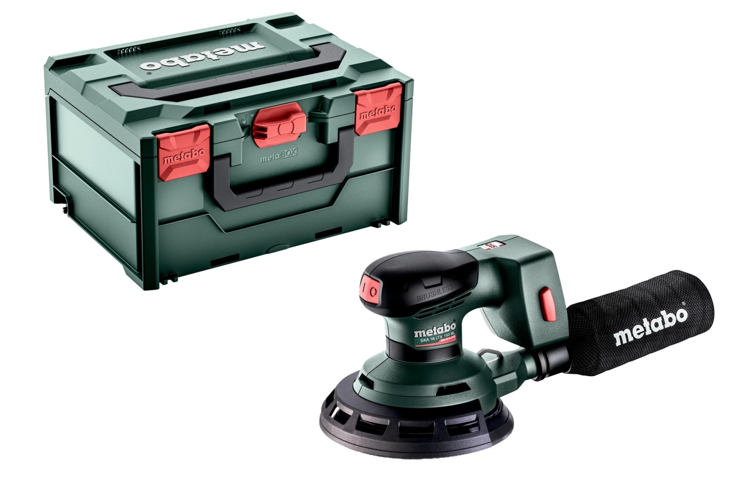 Metabo SXA 18 LTX 150 BL 18V Li-ion Accu Excentrische Schuurmachine Body In Metabox - 150mm