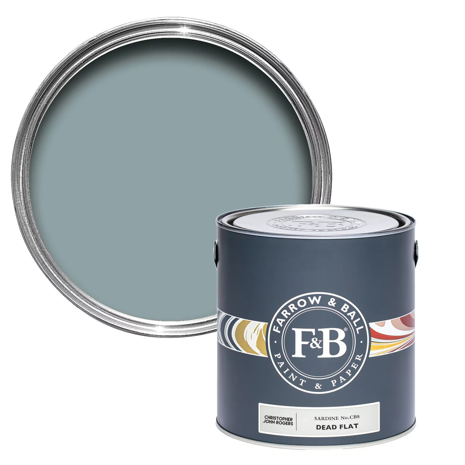 Farrow&Ball Flat Eggshell Sardine No.CB8 - 5L