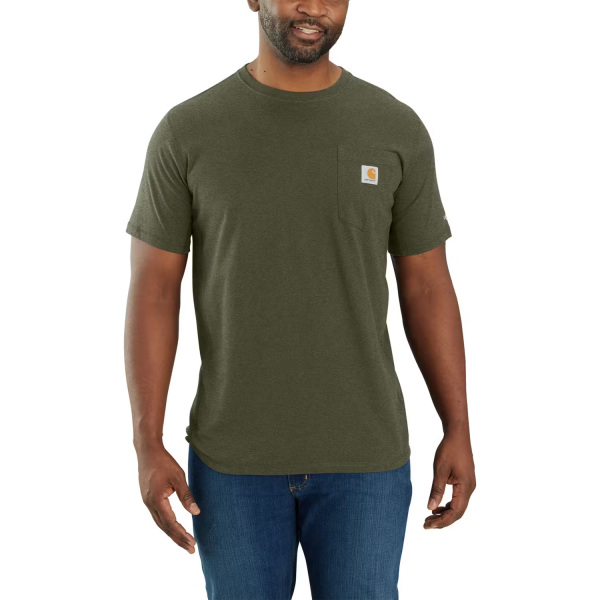 Carhartt Force Pocket T-Shirt Basil Heather - S - Default image for the product