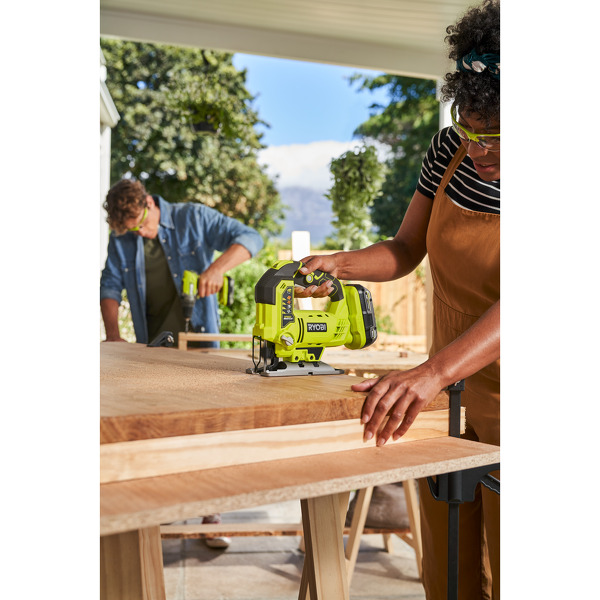 Ryobi R18JS-0 18V Li-Ion Accu Decoupeerzaag Body - D-greep - Variabel - Detailed view of the product