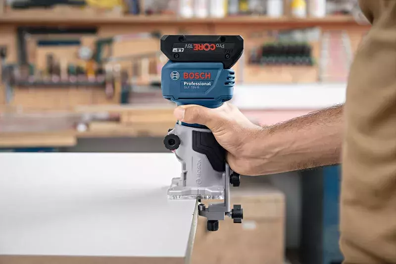 Bosch GLF 18V-8 18V Li-Ion Accu Kantenfrees Body - 8mm - Detailed view of the product