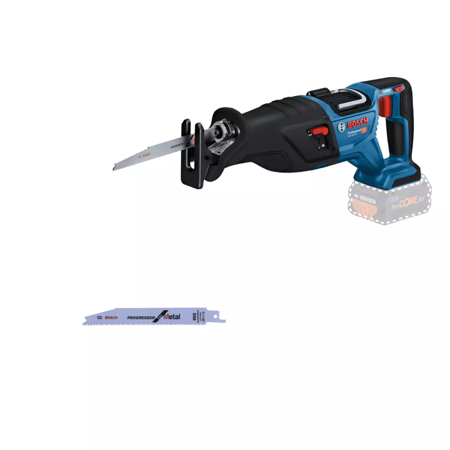 Bosch GSA 18V-28 18V Li-ion Accu Reciprozaag Body - 28mm