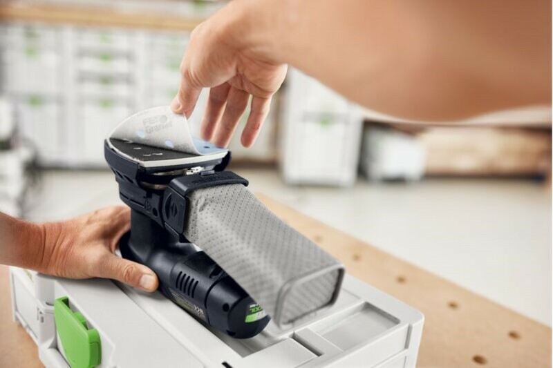 Festool 578195 Schuurbladen SYS-STF DELTA GR-Set In Systainer - Detailed view of the product