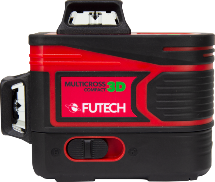 FUTECH MC3D Multicross 3D Compact Kruislijnlaser In Koffer - Groen - 2x 150m - 3 Lijnen - Detailed view of the product