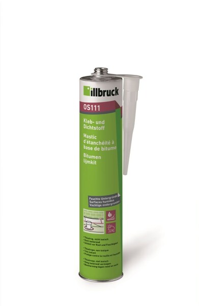 illbruck OS111 bitumenlijmkit - zwart - 310 ml koker