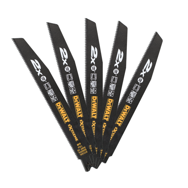 DeWALT DT2308L Reciprozaagblad - 228 X 2,5mm - Universeel (5st) - Detailed view of the product