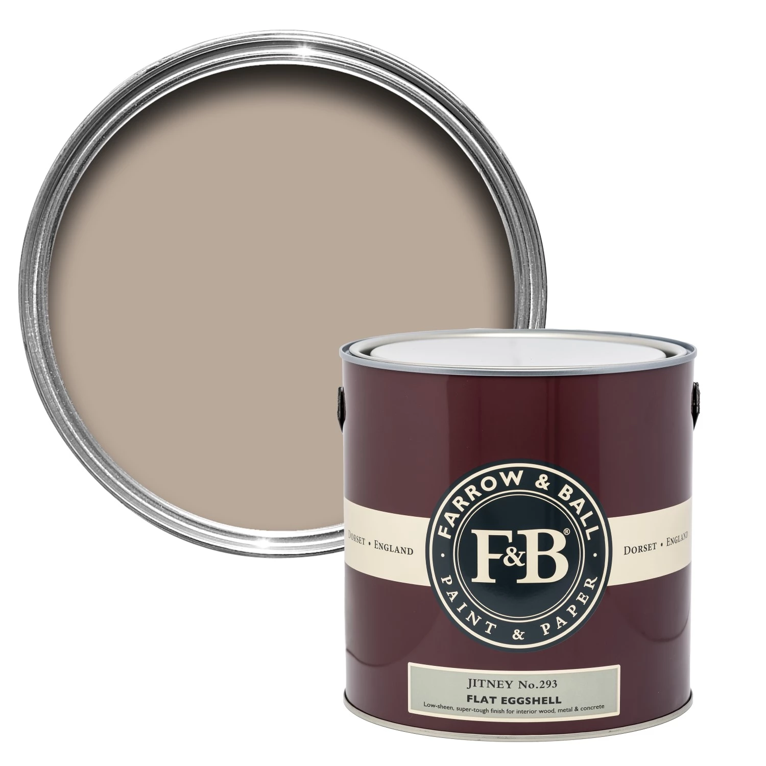 Farrow&Ball Flat Eggshell Jitney No.293 - 750ml