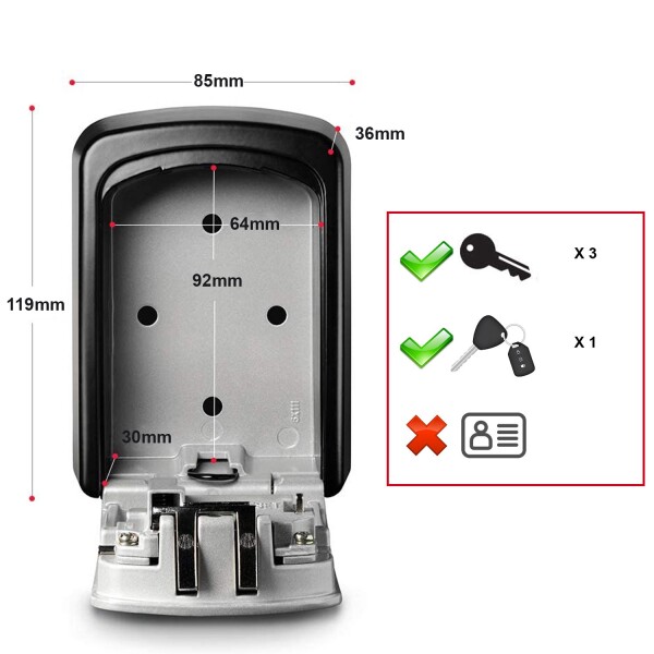 Master Lock 5401EURD Select Access® Sleutelkluis - Middelgroot - Detailed view of the product