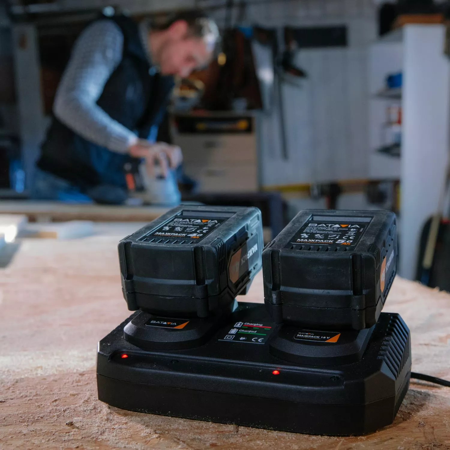 Batavia 7063910 Maxxpack 18V Li-Ion Accu Duolader - 3.5Ah thumbnail 3