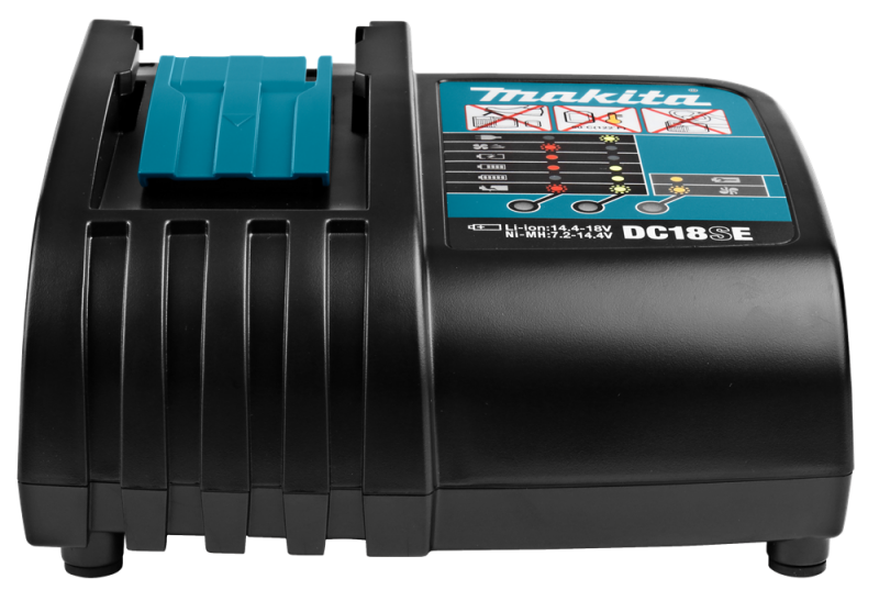 Makita DC18SE 9.6V - 18V Li-Ion Accu Autolader - Detailed view of the product
