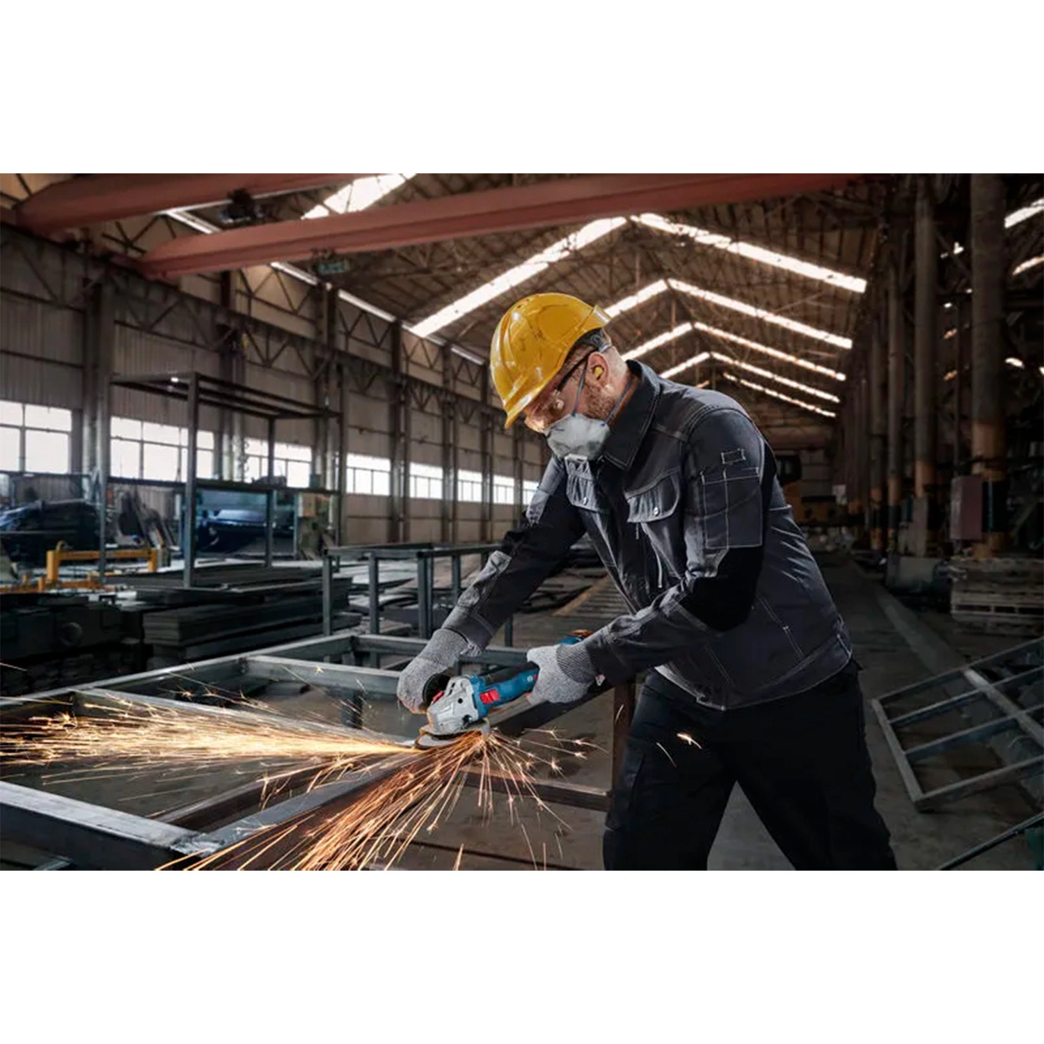 Bosch GWS 18V-8 18V Li-Ion Accu Haakse Slijper Body - 125mm thumbnail 3