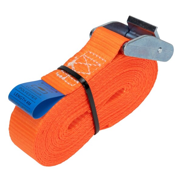 Konvox LAZE1425-0004 Spanband Eindloos Met Klemgesp HD - 4m X 25mm - 350 DaN - Oranje - Default image for the product
