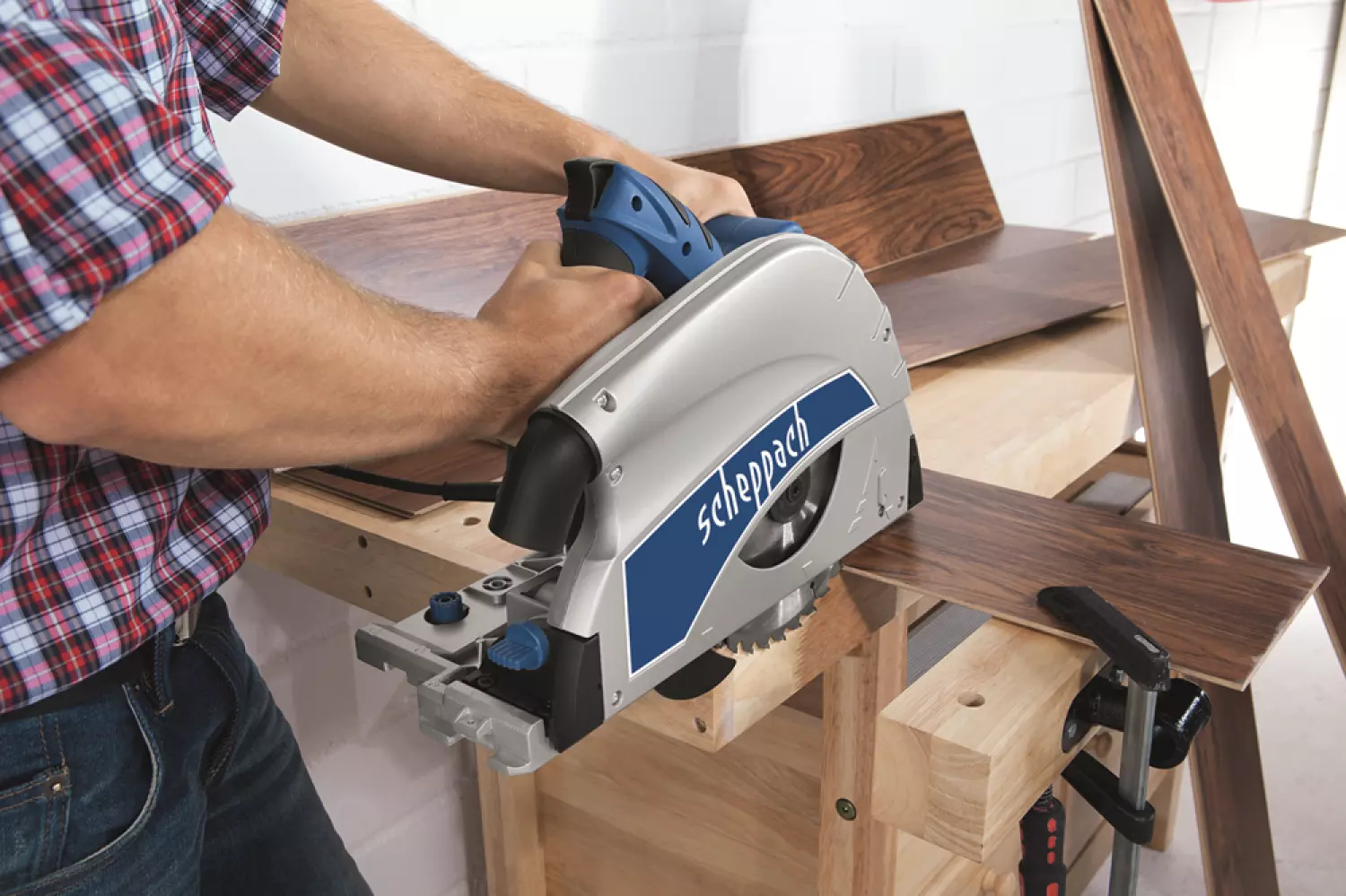 Scheppach PL75 Inval-cirkelzaagmachine 210 mm