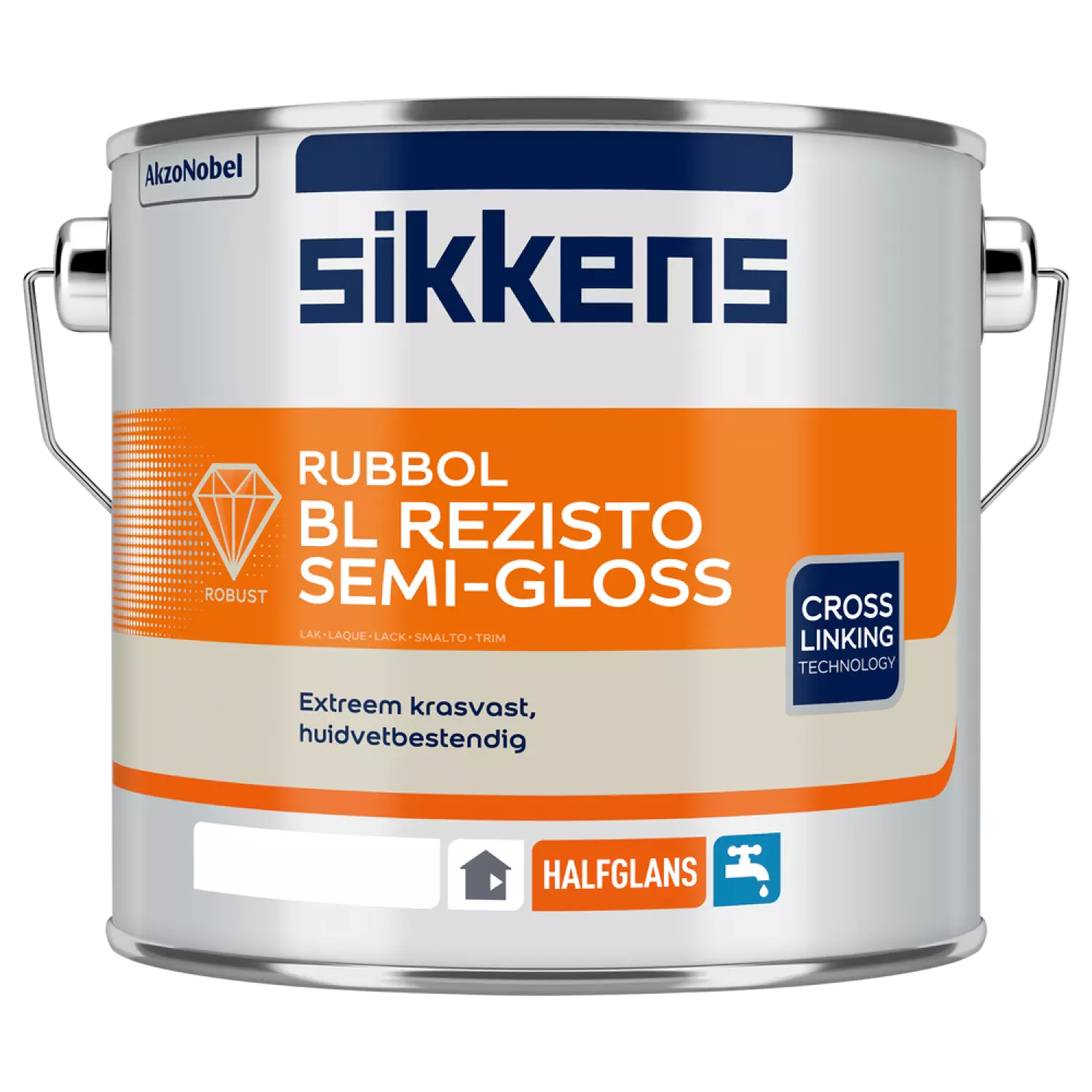 Sikkens Rubbol BL Rezisto Semi Gloss - Wit - 2.5L