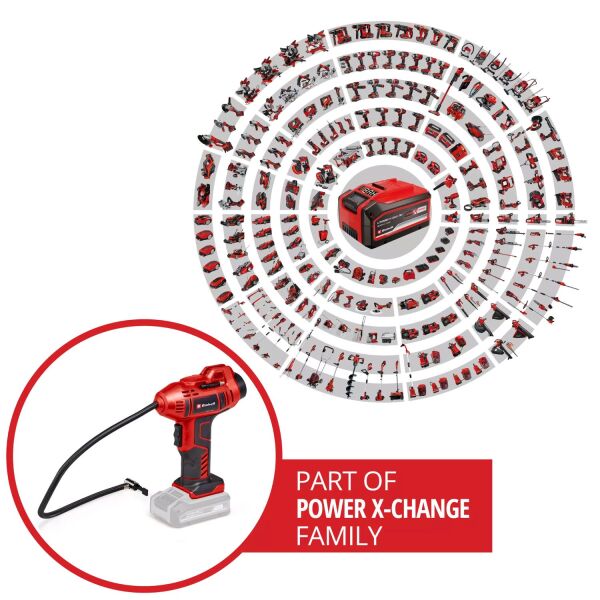 Einhell CE-CC 18 Li Solo - Accu Auto Luchtcompressor - Power X-Change - Detailed view of the product