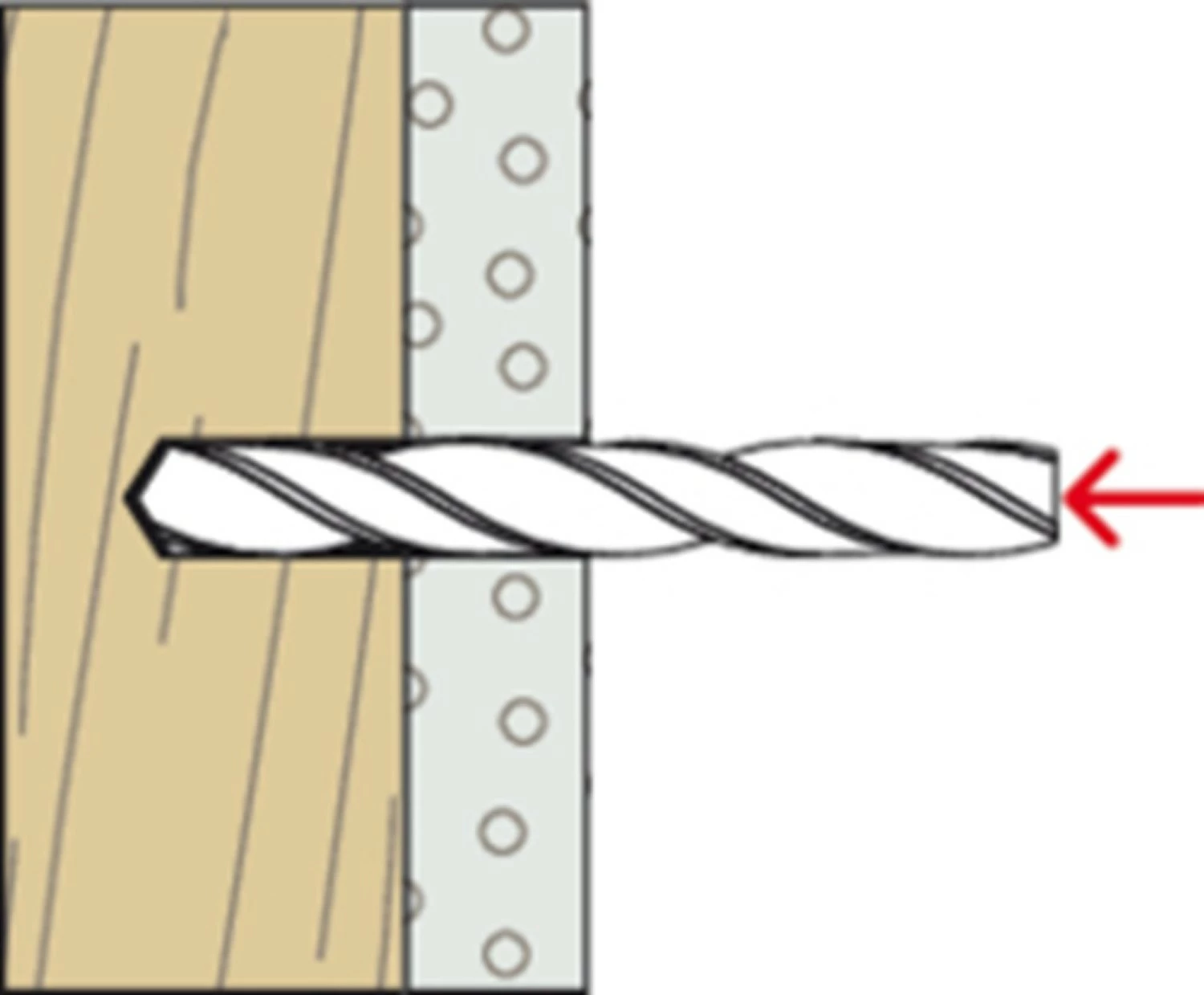 Fischer 539025 Hollewandplug DuoTec 10 S PH - 10 X 50mm - Bolkopschroef (25st) thumbnail 3