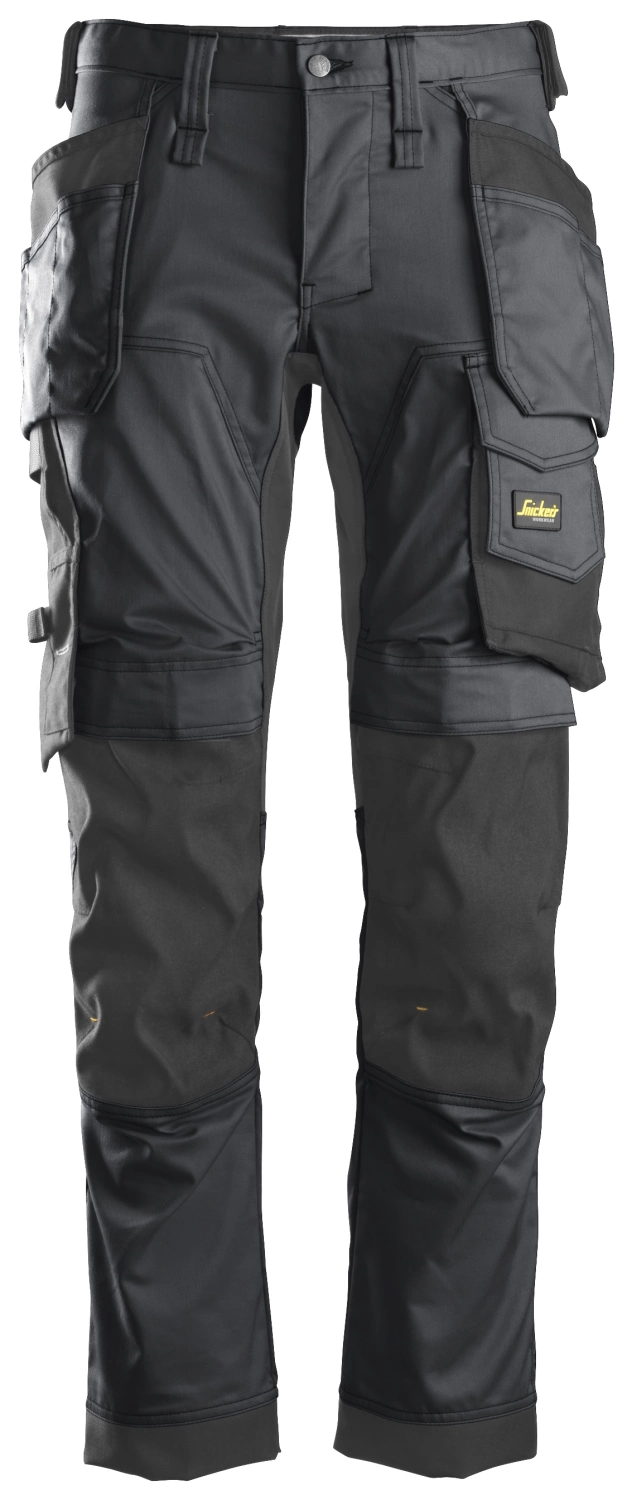 Snickers 6241 AllroundWork Stretch Werkbroek Met Holsterzakken - Staal Grijs - Maat 054
