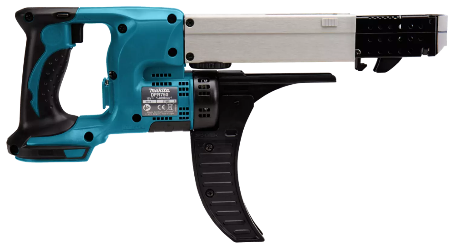 Makita DFR750Z 18V Li-Ion Accu Bandschroefmachine Body - 45 -75mm thumbnail 4