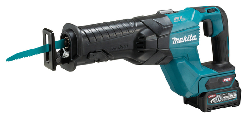 Makita JR001GD201 40V Li-Ion Accu Reciprozaag Set (2x 2,5Ah) - 255x130mm - Koolborstelloos