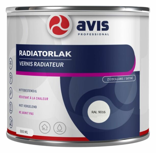 avis radiatorlak ral 9016 wit 0.5 ltr