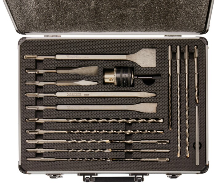 Makita D-71180 Boor-/beitelset 18-delig - Detailed view of the product
