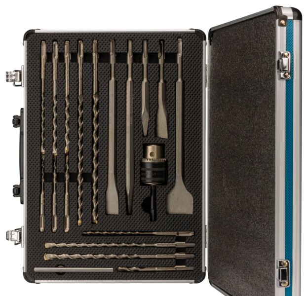 Makita D-71180 Boor-/beitelset 18-delig - Detailed view of the product