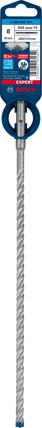Bosch 2608900091 EXPERT Hamerboor SDS Plus-7X - 8x250x315mm thumbnail 2