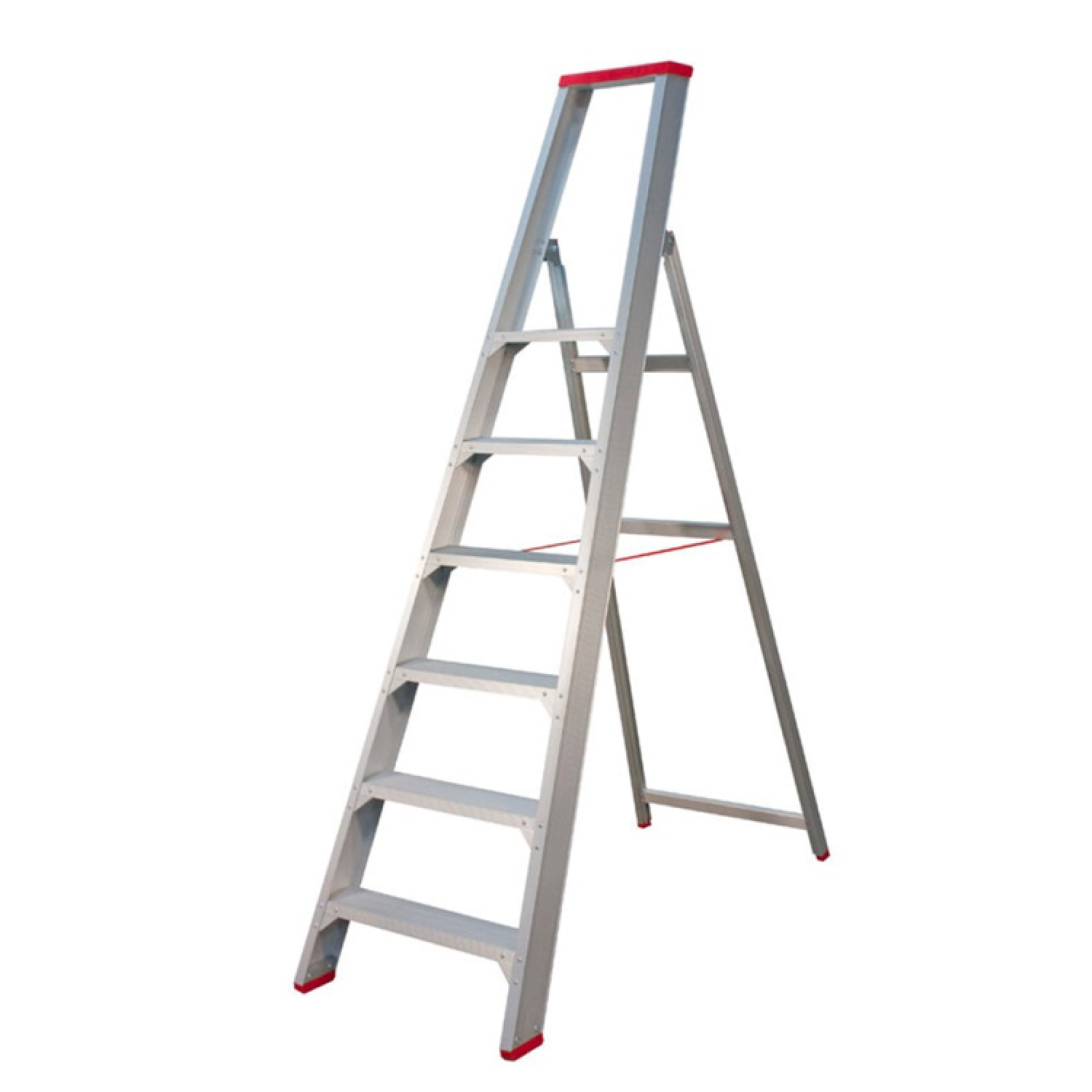 Little Jumbo 4741000106 SuperPRO Industrietrap - Enkel - Aluminium - 1 X 6 Treden - Max. Werkhoogte 3,45m