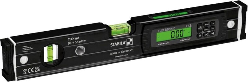 Stabila TECH 196 Dark Shadow 20006 Digitale waterpas 40 cm 360 ° 0.5 mm/m