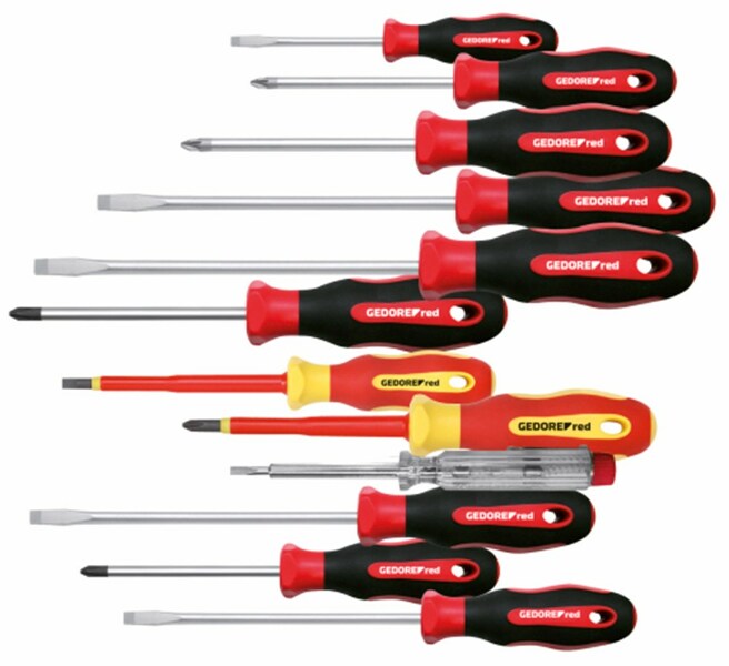 Gedore RED R38002012 12-delige 2C-Schroevendraaierset XXL