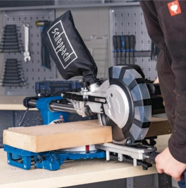 Scheppach HM216 Afkortzaag - 2000W - 216mm - Detailed view of the product