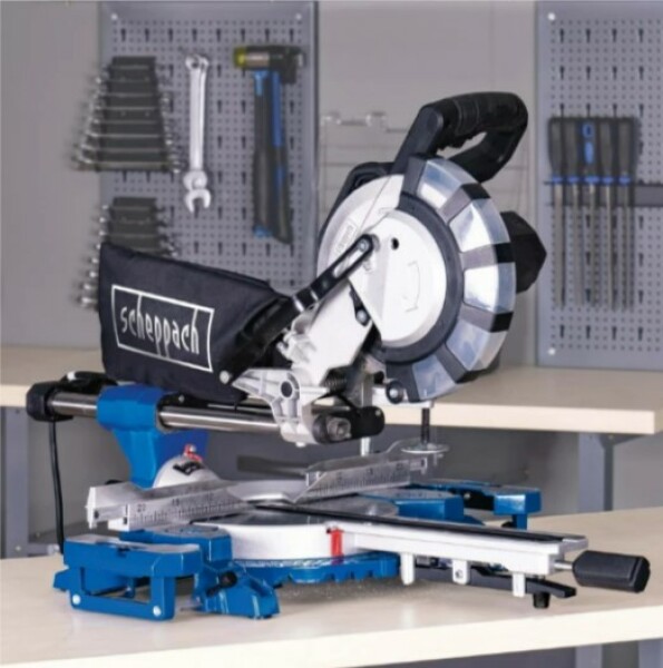Scheppach HM216 Afkortzaag - 2000W - 216mm - Detailed view of the product
