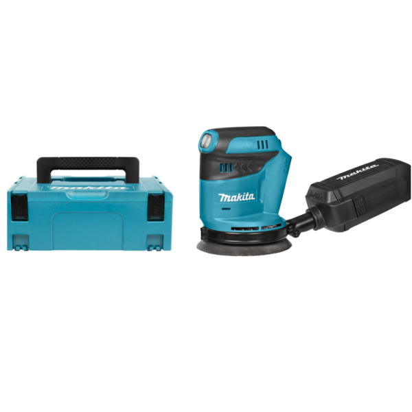 Makita DBO180Y1J 18V Li-Ion Accu Excentrische Schuurmachine Body (1x 1.5Ah Accu) In Mbox - 125mm - Default image for the product