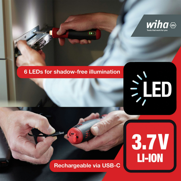 Wiha E-schoevendraaier SpeedE PocketDrive Met Bitbox En Tas - Detailed view of the product