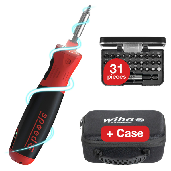 Wiha E-schoevendraaier SpeedE PocketDrive Met Bitbox En Tas - Detailed view of the product
