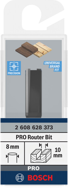 Bosch 2608628373 Vingerfrees Met Verlenging - 2 Snijvlakken - Hardmetaal - 10x25,4mm - Detailed view of the product