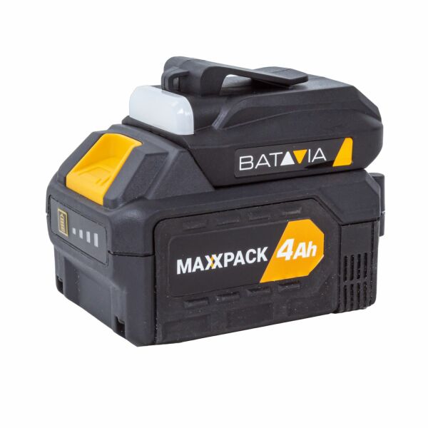 Batavia 7064210 Maxxpack 18V Li-Ion Accu Laadadapter Met Zaklamp - Detailed view of the product