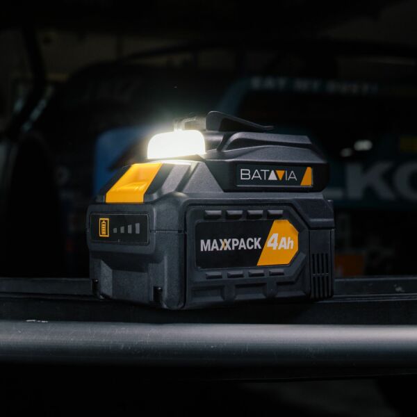 Batavia 7064210 Maxxpack 18V Li-Ion Accu Laadadapter Met Zaklamp - Detailed view of the product